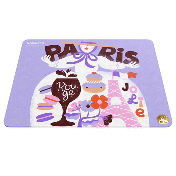 ماوس پد هومرو طرح پاریس دخترونه مدل A1669 Hoomero Paris Girls A1669 Mousepad